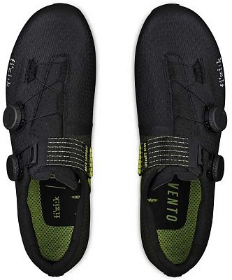 Превью  Велотуфли шоссейные FIZIK Vento Stabilita Carbon Black/Yellow Fluo